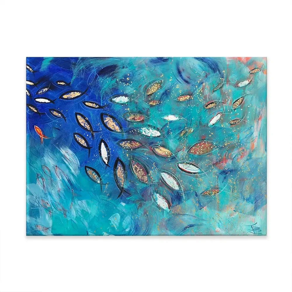 Very Fishy Canvas Print Very Fishy Canvas Print wall art product Jane Brookshaw
