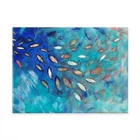 Very Fishy Canvas Print Very Fishy Canvas Print wall art product Jane Brookshaw