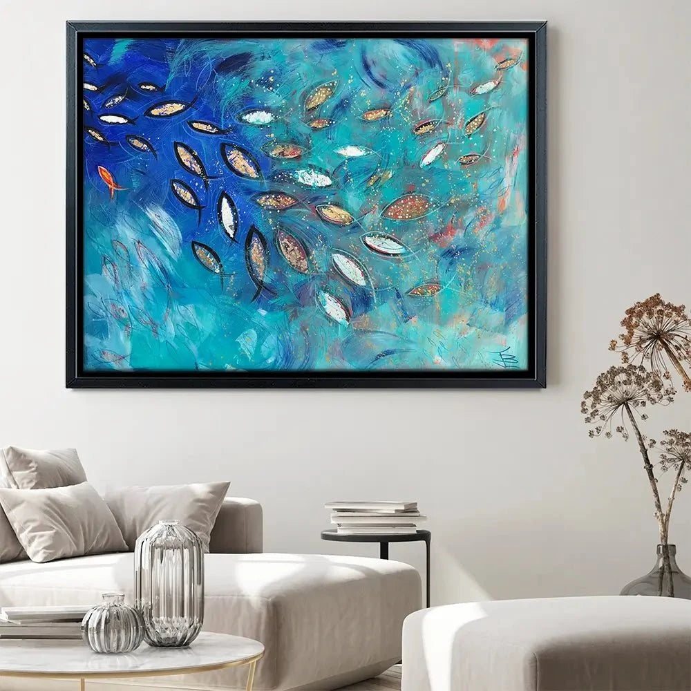 Very Fishy Canvas Print Very Fishy Canvas Print wall art product Jane Brookshaw