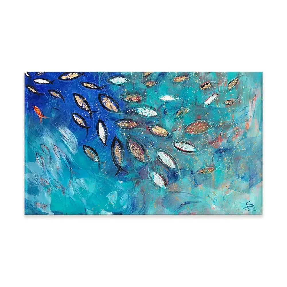 Very Fishy Canvas Print Very Fishy Canvas Print wall art product Jane Brookshaw