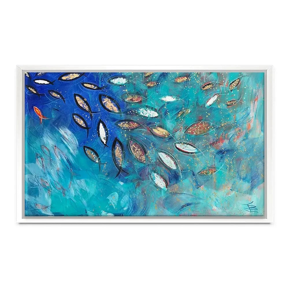 Very Fishy Canvas Print Very Fishy Canvas Print wall art product Jane Brookshaw