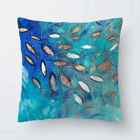 Very Fishy Cushion Very Fishy Cushion wall art product Jane Brookshaw