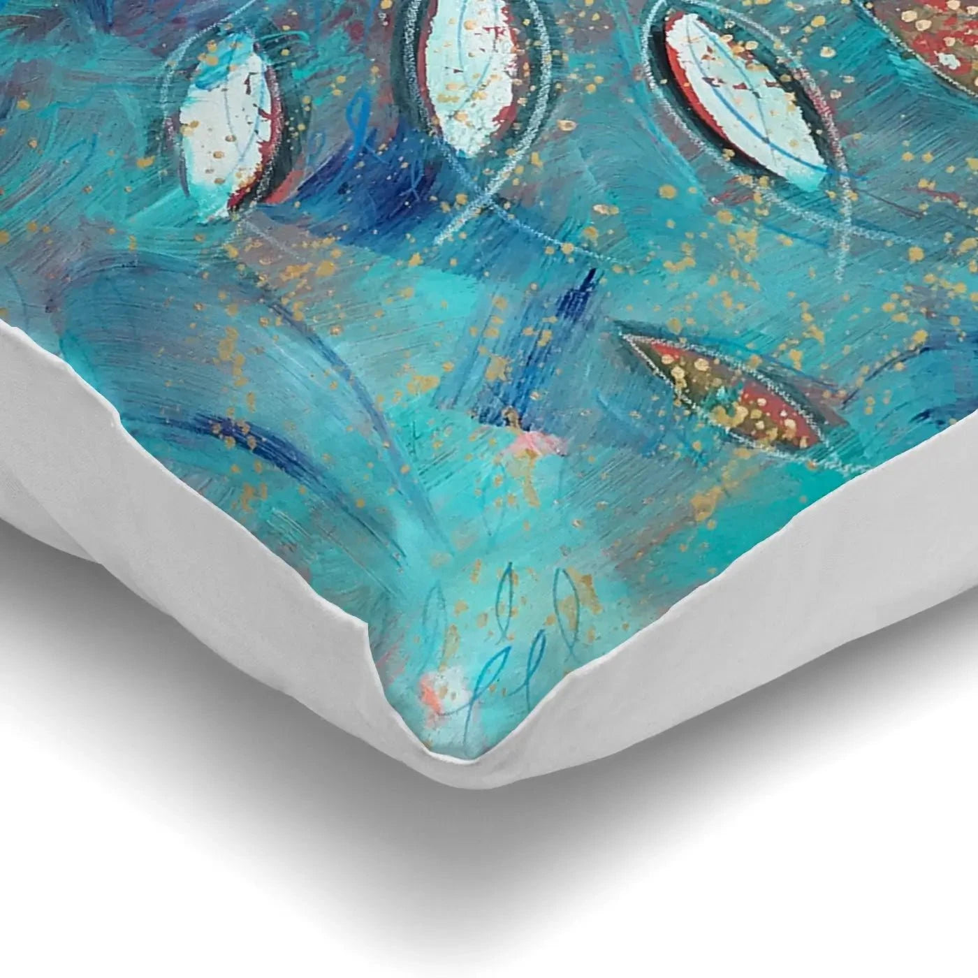 Very Fishy Cushion Very Fishy Cushion wall art product Jane Brookshaw