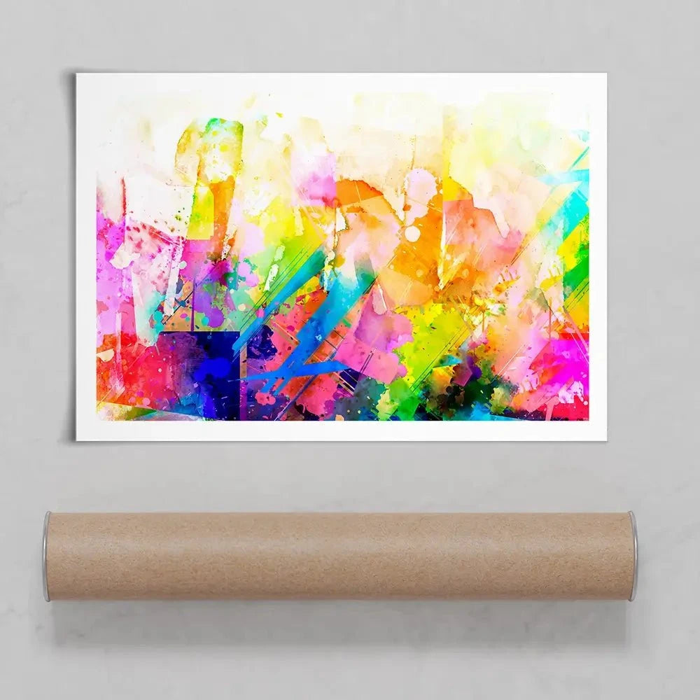 Vibrant Abstract Art Print Vibrant Abstract Art Print wall art product ARTEMENKO VALENTYN / Shutterstock