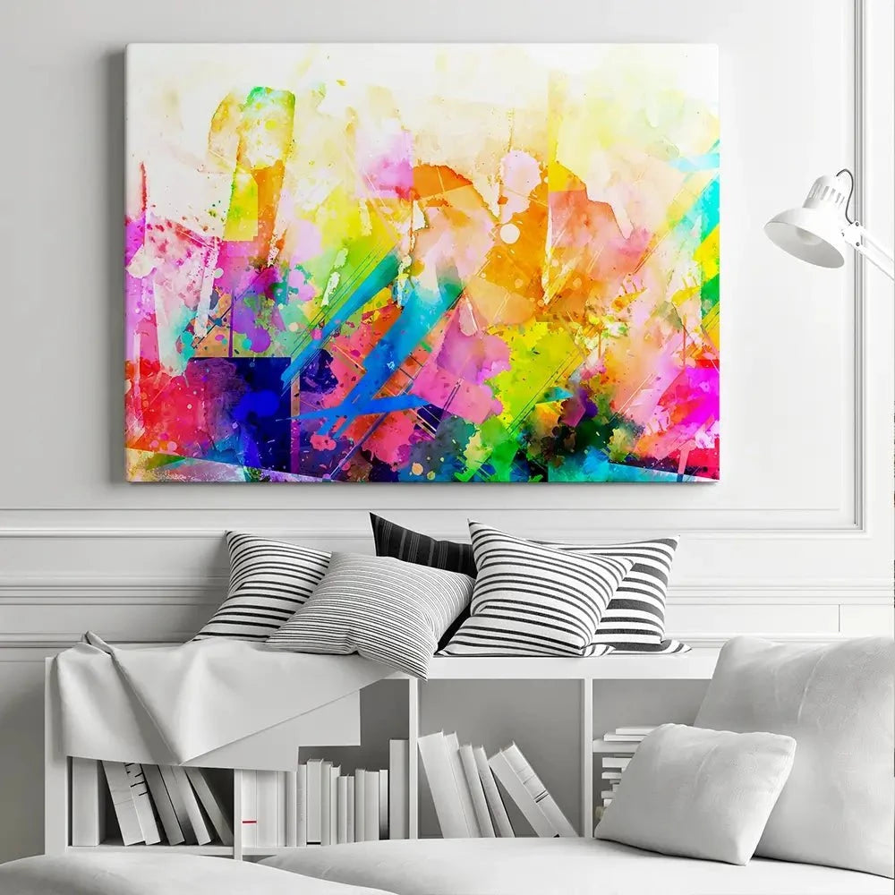 Vibrant Abstract Canvas Print Vibrant Abstract Canvas Print wall art product ARTEMENKO VALENTYN / Shutterstock