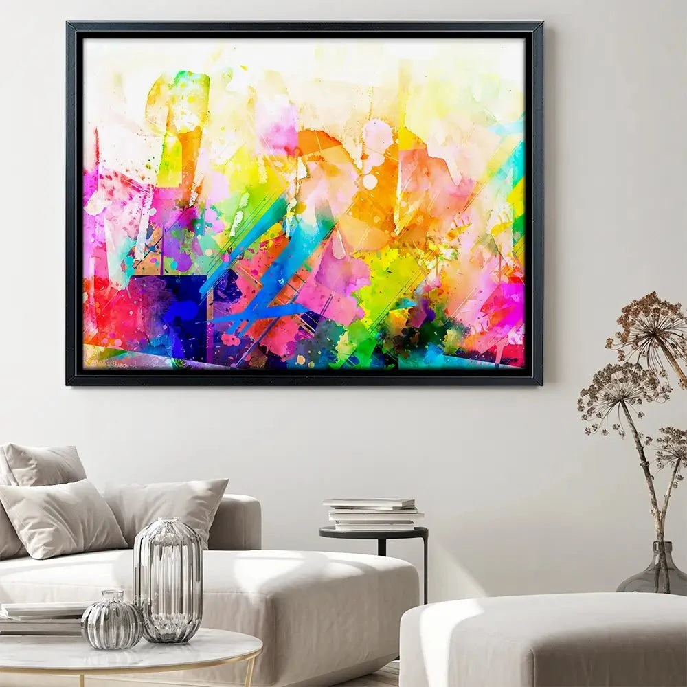 Vibrant Abstract Canvas Print Vibrant Abstract Canvas Print wall art product ARTEMENKO VALENTYN / Shutterstock
