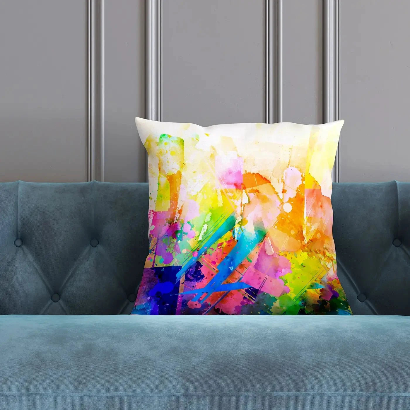 Vibrant Abstract Cushion Vibrant Abstract Cushion wall art product ARTEMENKO VALENTYN / Shutterstock