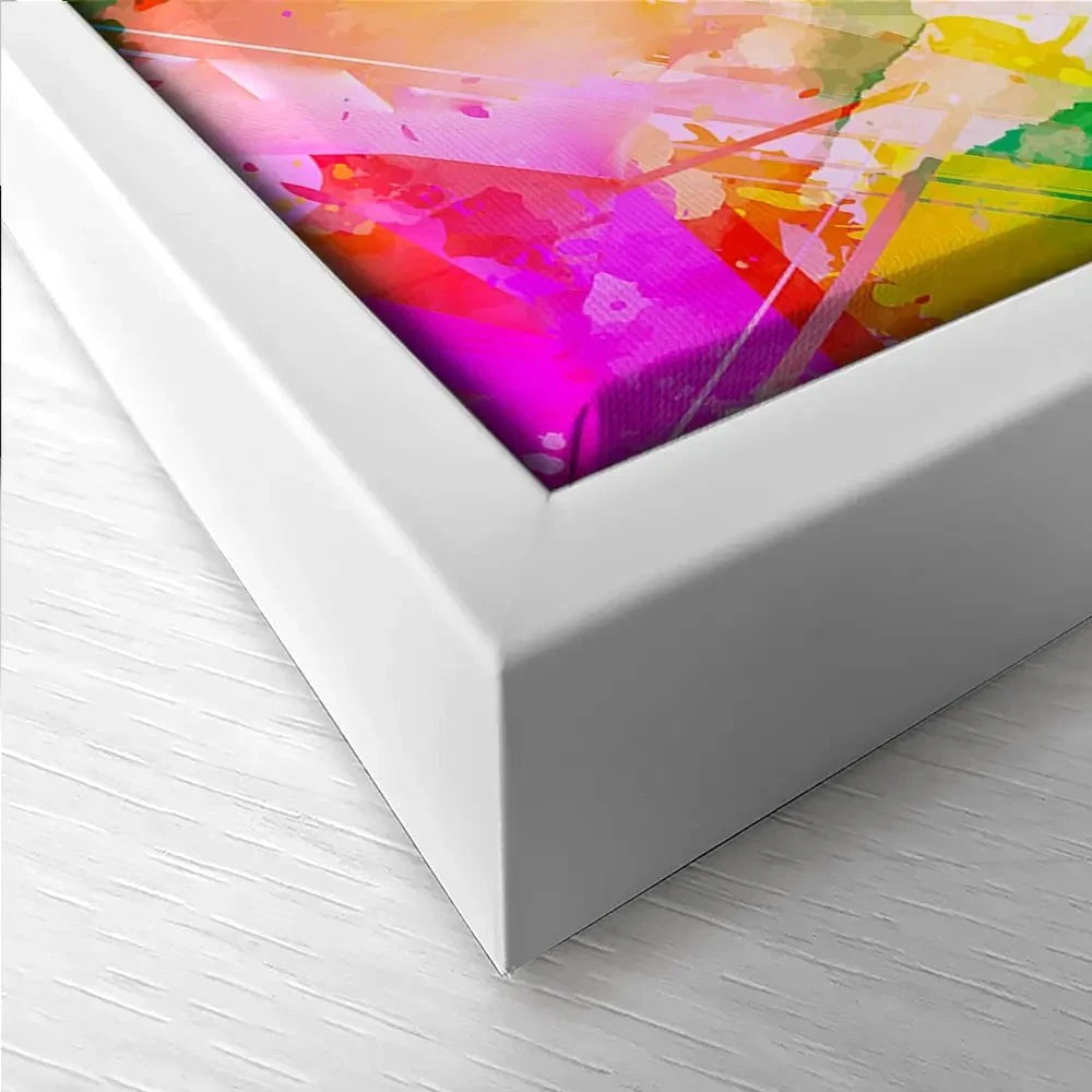 Vibrant Abstract Trio Canvas Print Vibrant Abstract Trio Canvas Print wall art product ARTEMENKO VALENTYN / Shutterstock