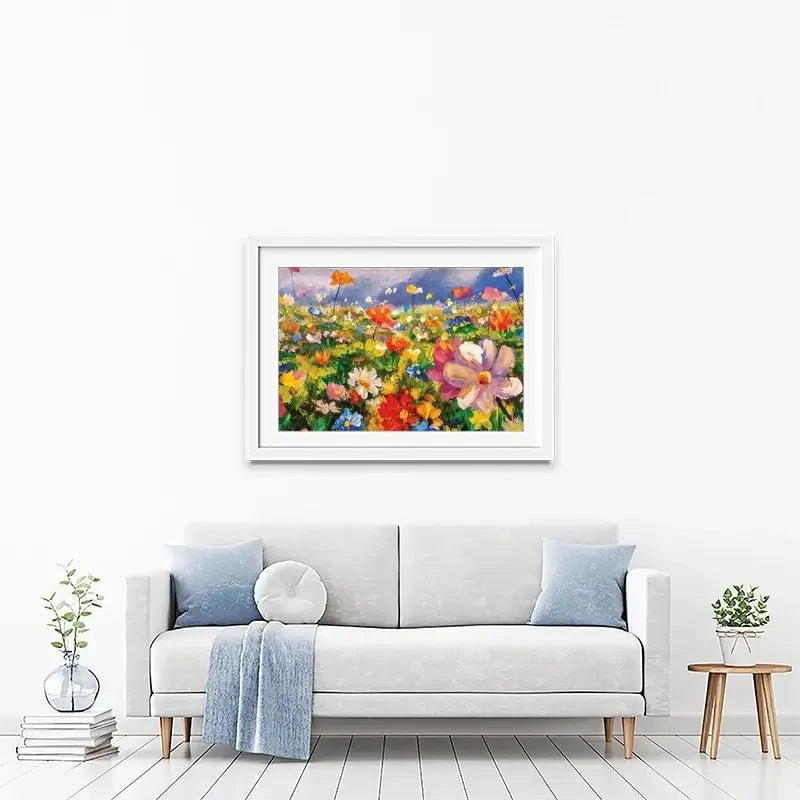 Vibrant Blooms Framed Art Print Vibrant Blooms Framed Art Print wall art product Valery Rybakow / Shutterstock