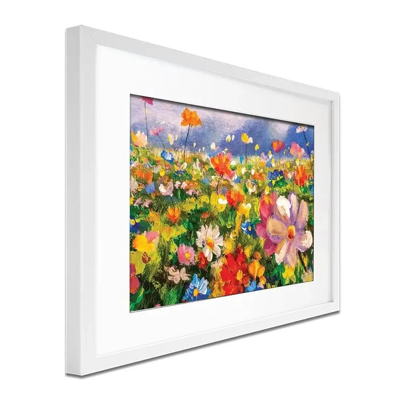 Vibrant Blooms Framed Art Print Vibrant Blooms Framed Art Print wall art product Valery Rybakow / Shutterstock