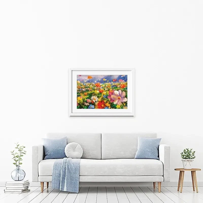 Vibrant Blooms Framed Art Print Vibrant Blooms Framed Art Print wall art product Valery Rybakow / Shutterstock