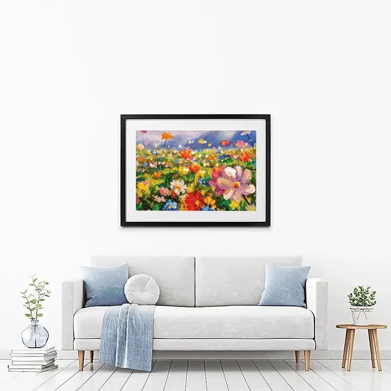 Vibrant Blooms Framed Art Print Vibrant Blooms Framed Art Print wall art product Valery Rybakow / Shutterstock