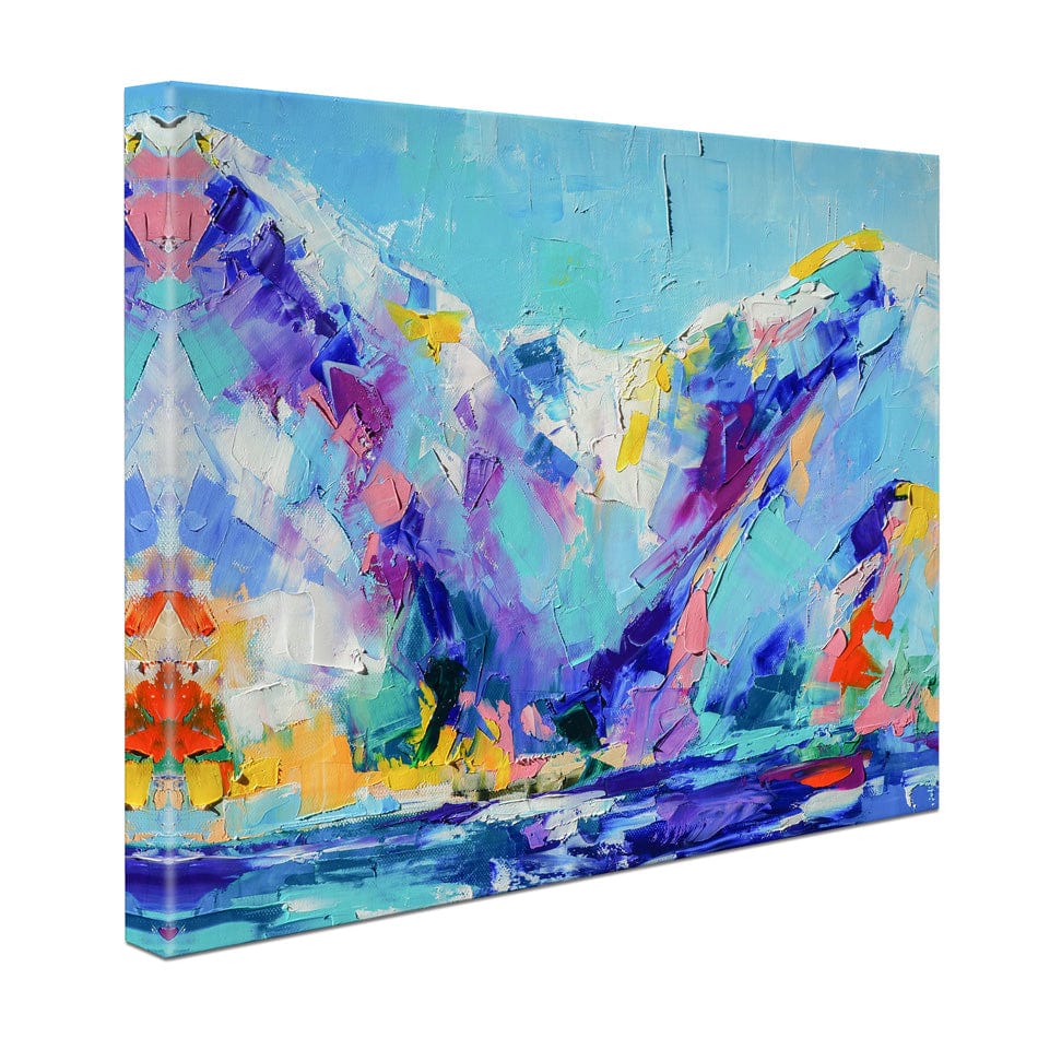 Vibrant Mountains Canvas Print wall art product Mari Dein / Shutterstock