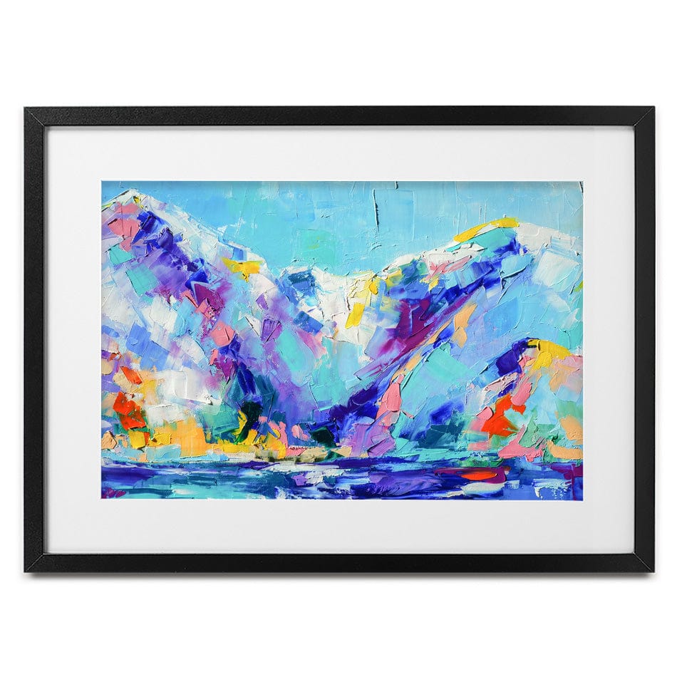 Vibrant Mountains Framed Art Print wall art product Mari Dein / Shutterstock