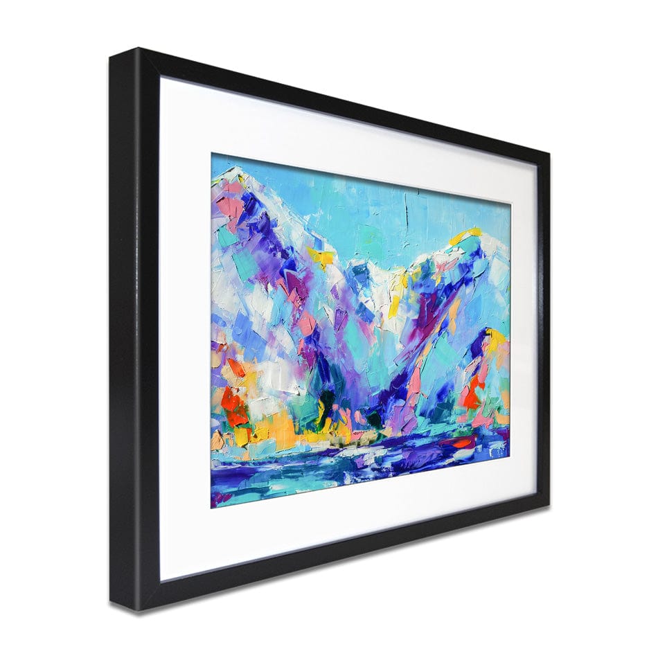 Vibrant Mountains Framed Art Print wall art product Mari Dein / Shutterstock