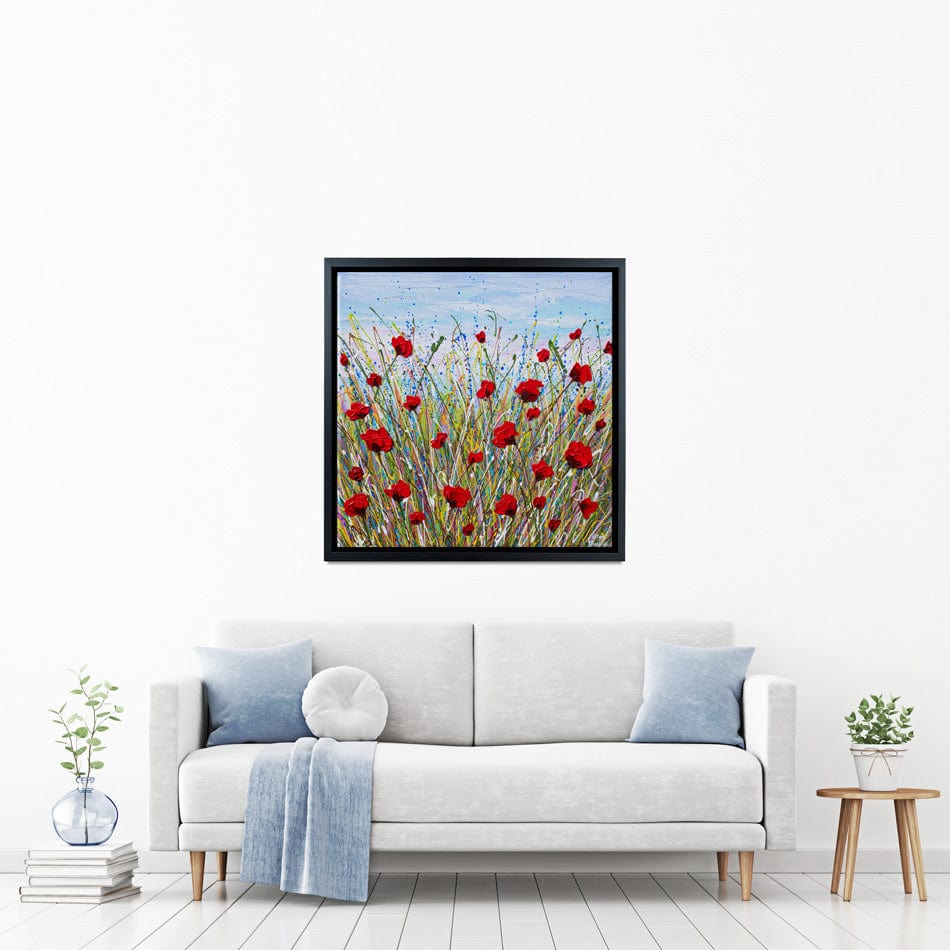 Vibrant Poppies Canvas Print wall art product Olga Tkachyk