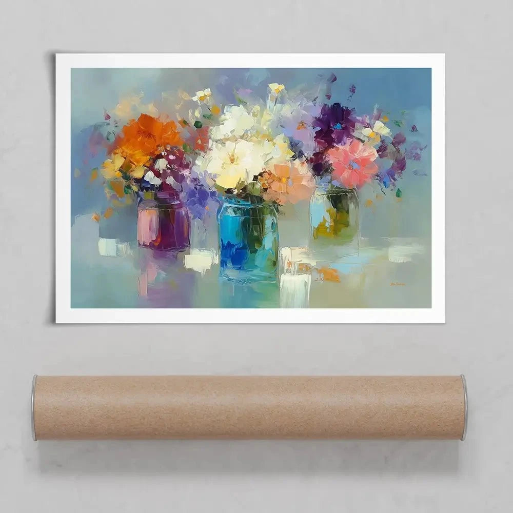 Vibrant Spring Impressions Art Print Vibrant Spring Impressions Art Print wall art product Leon Devenice