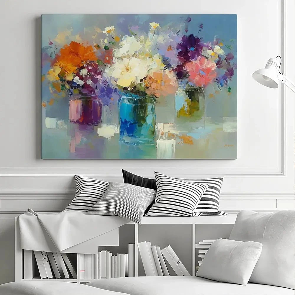 Vibrant Spring Impressions Canvas Print Vibrant Spring Impressions Canvas Print wall art product Leon Devenice