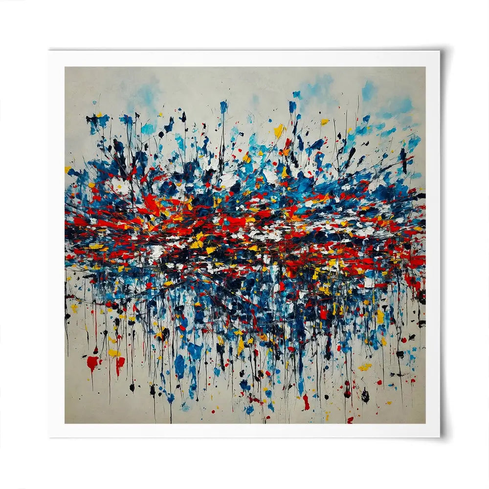 Vibrations Square Art Print Vibrations Square Art Print wall art product Roberto Moro