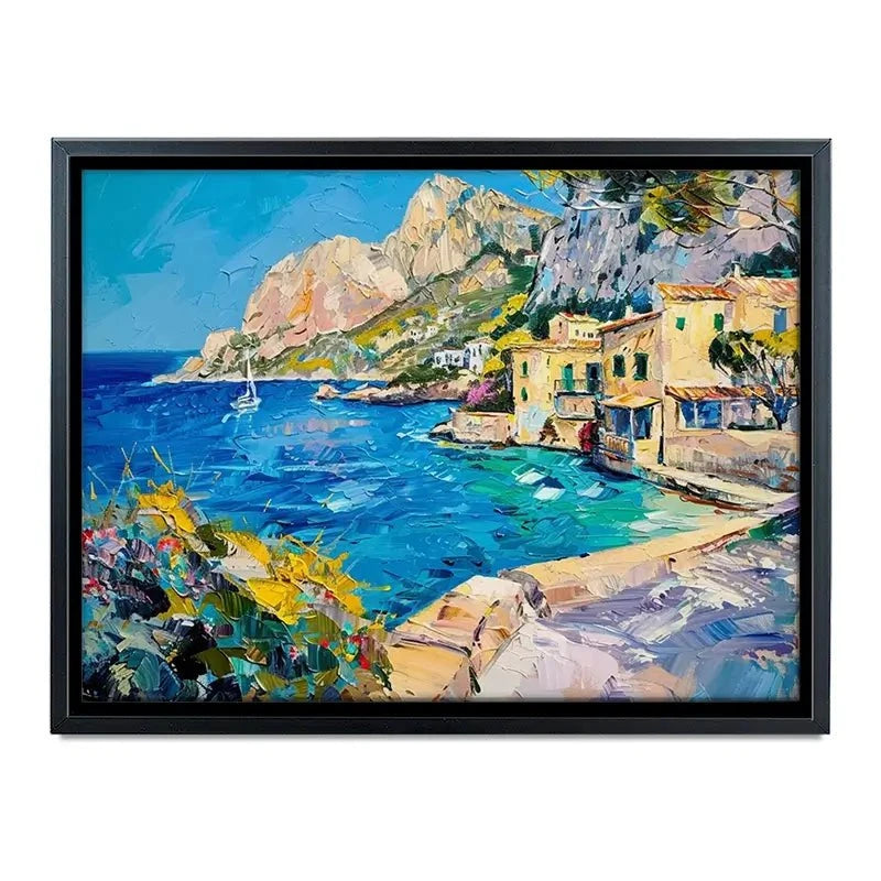 Village By The Sea Canvas Print Village By The Sea Canvas Print wall art product Elena Avanesova