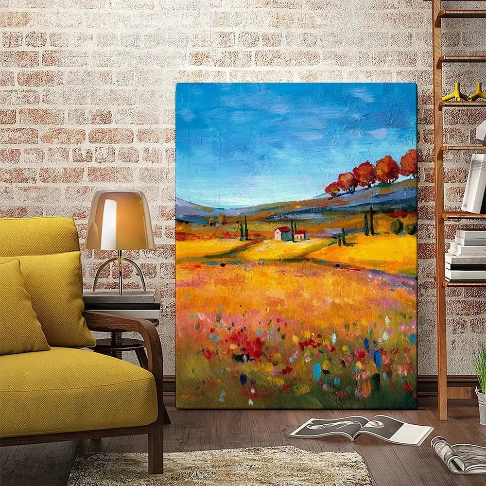 Village Landscape Canvas Print Village Landscape Canvas Print wall art product Svetlana Aleynikova