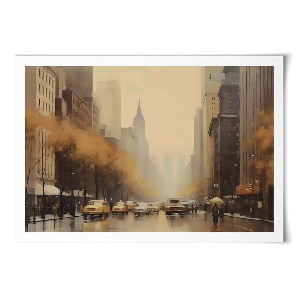 Vintage New York Art Print Vintage New York Art Print wall art product Arlington Prints - Independent