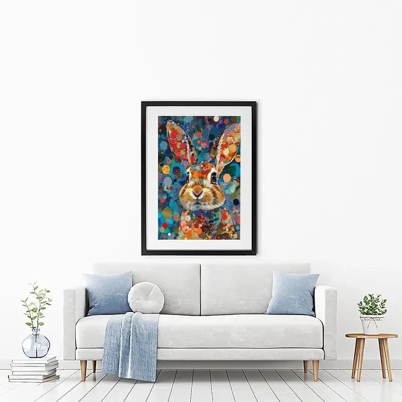 Vivid Hare Framed Art Print Vivid Hare Framed Art Print wall art product David Alexander Elder