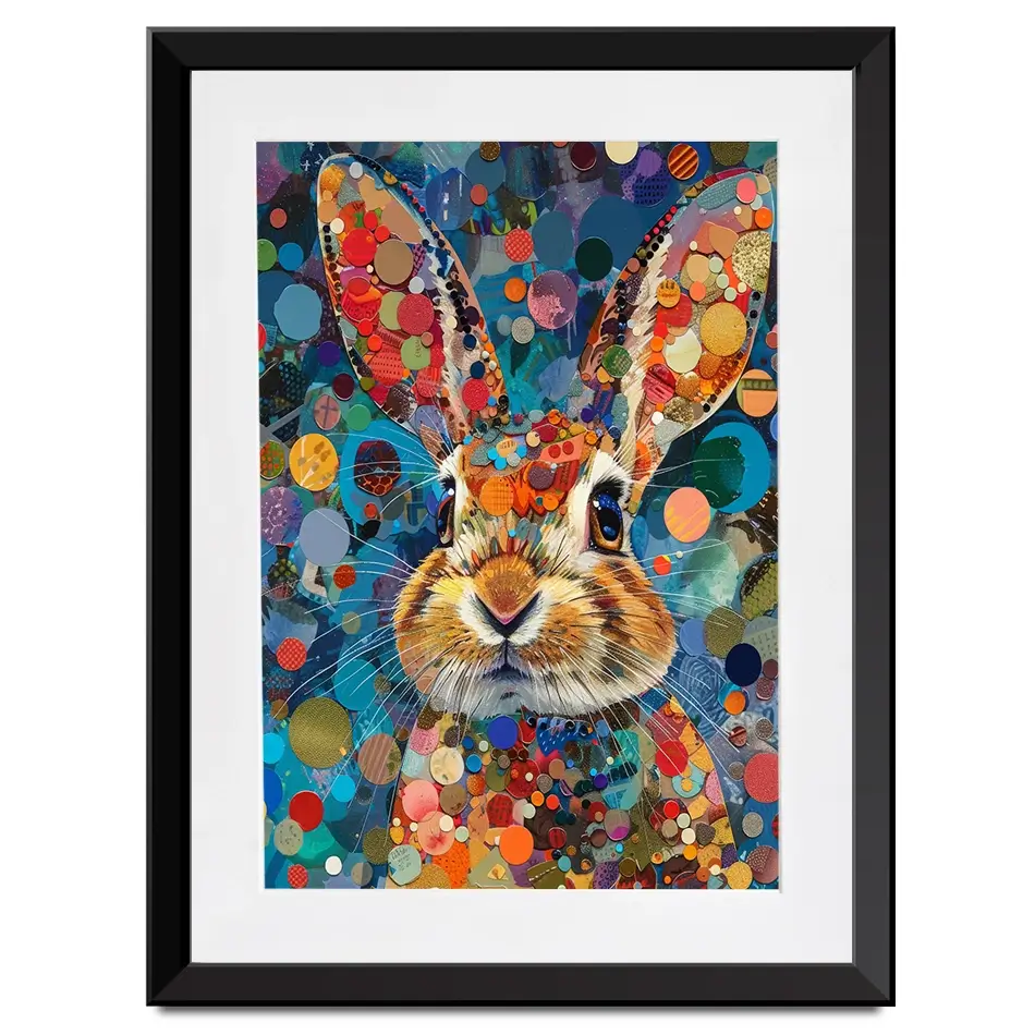 Vivid Hare Framed Art Print Vivid Hare Framed Art Print wall art product David Alexander Elder