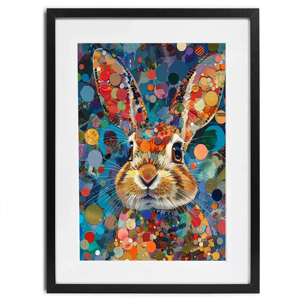 Vivid Hare Framed Art Print Vivid Hare Framed Art Print wall art product David Alexander Elder