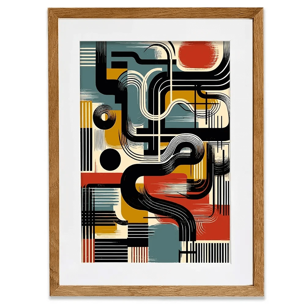 Vivid Harmony Echo Framed Art Print Vivid Harmony Echo Framed Art Print wall art product P & M Print Gallery