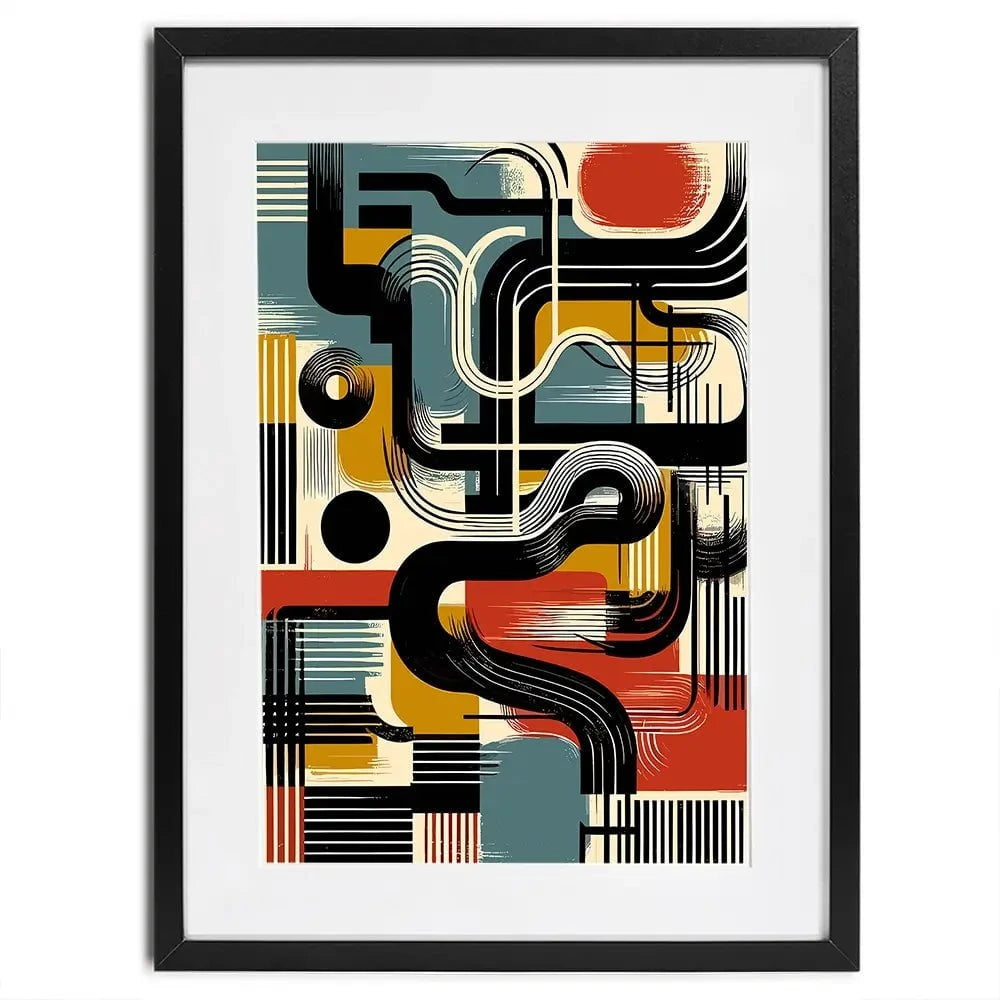 Vivid Harmony Echo Framed Art Print Vivid Harmony Echo Framed Art Print wall art product P & M Print Gallery