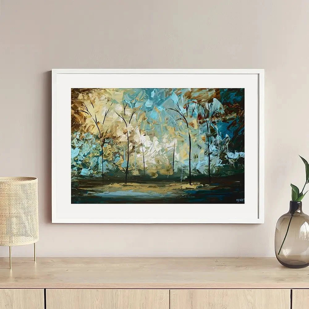 Walk With Me Framed Art Print Walk With Me Framed Art Print wall art product Osnat Tzadok