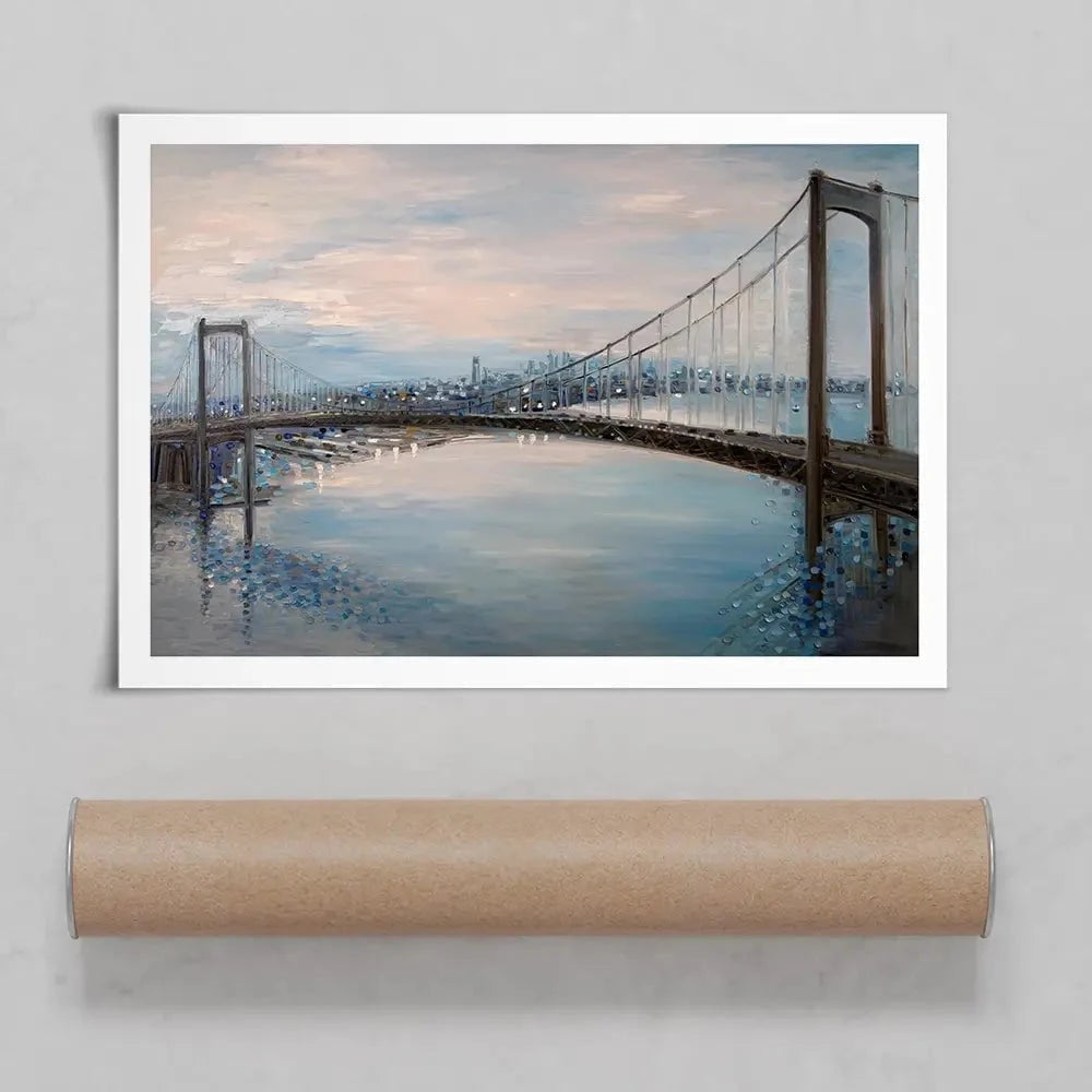 Waltwhitman Bridge Art Print Waltwhitman Bridge Art Print wall art product Ekaterina Ermilkina