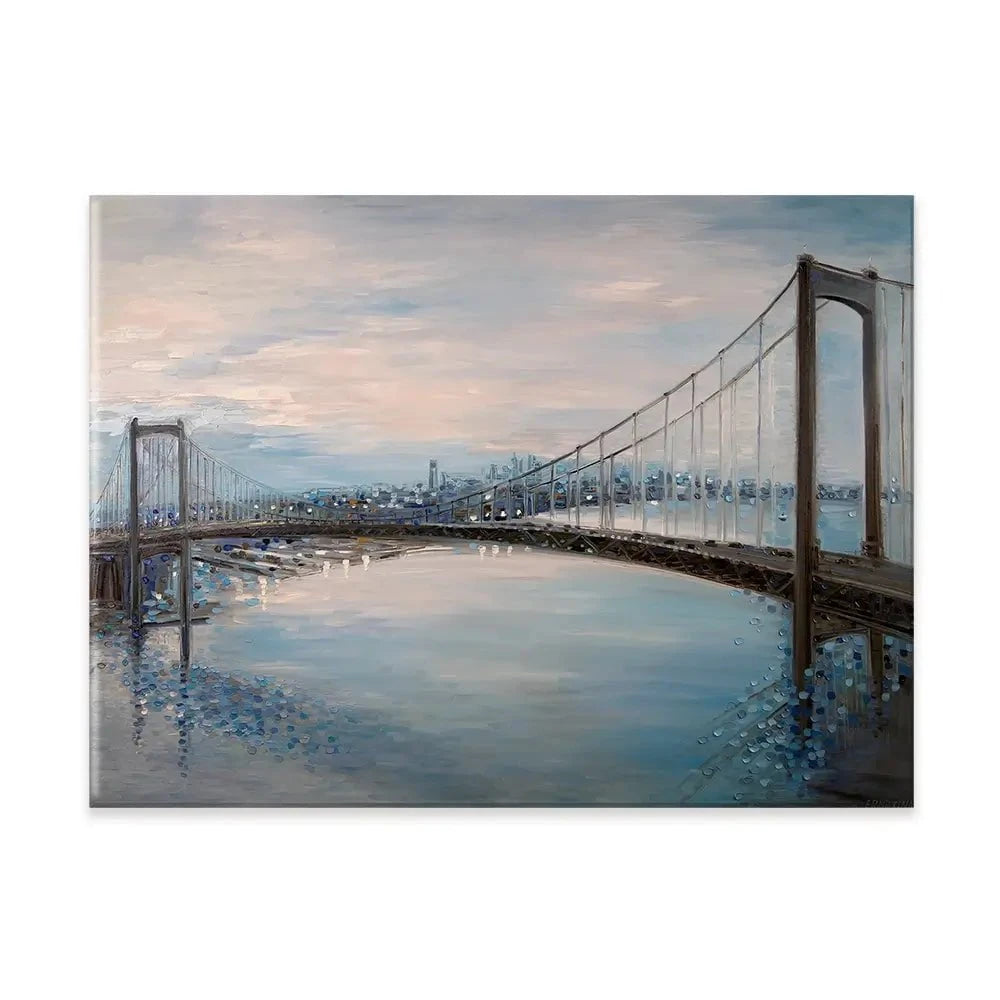 Waltwhitman Bridge Canvas Print Waltwhitman Bridge Canvas Print wall art product Ekaterina Ermilkina