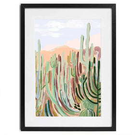 Warm Sunbaked Desert Framed Art Print Warm Sunbaked Desert Framed Art Print wall art product Laura Marr