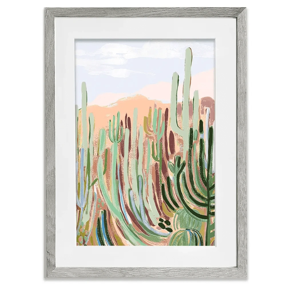 Warm Sunbaked Desert Framed Art Print Warm Sunbaked Desert Framed Art Print wall art product Laura Marr