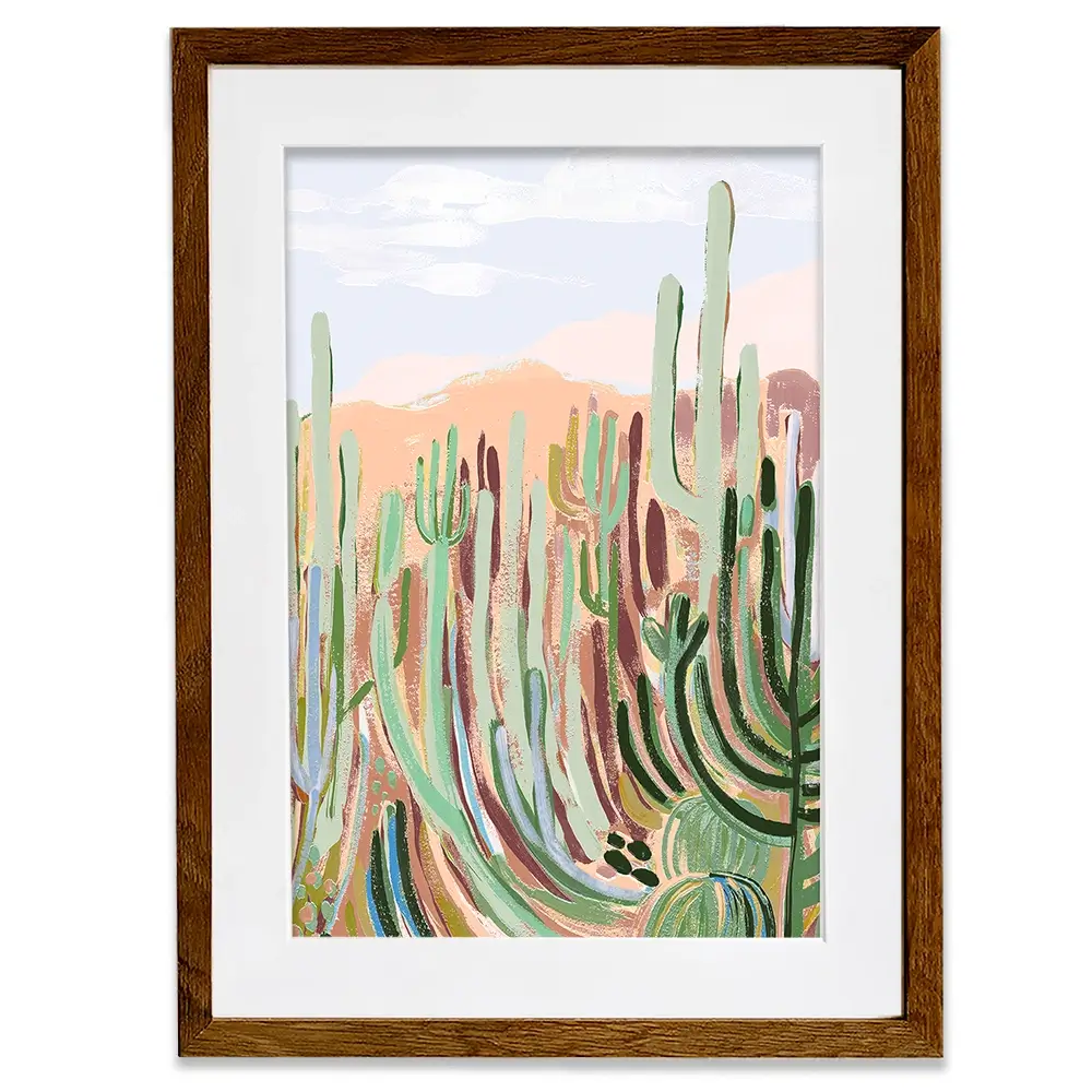 Warm Sunbaked Desert Framed Art Print Warm Sunbaked Desert Framed Art Print wall art product Laura Marr