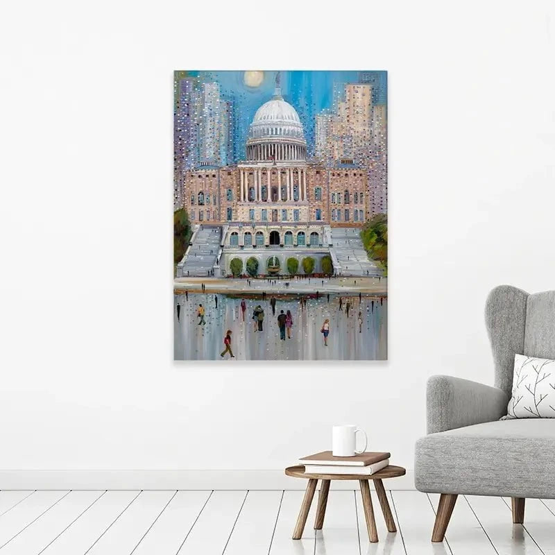 Washington DC Canvas Print Washington DC Canvas Print wall art product Ekaterina Ermilkina