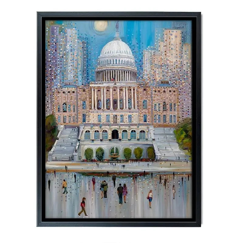 Washington DC Canvas Print Washington DC Canvas Print wall art product Ekaterina Ermilkina