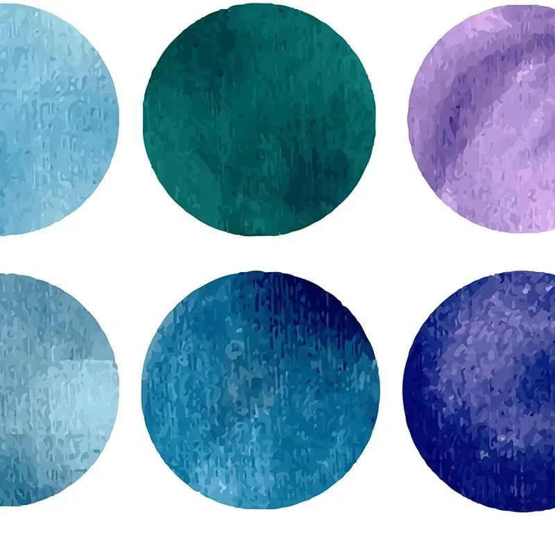 Watercolour Circles Canvas Print Watercolour Circles Canvas Print wall art product samui / Shutterstock