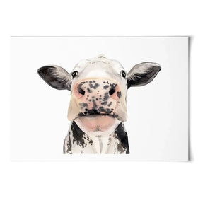 Watercolour Cow Portrait Art Print Watercolour Cow Portrait Art Print wall art product Grace Popp