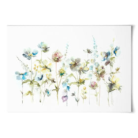 Watercolour Flower Stems Art Print Watercolour Flower Stems Art Print wall art product Nicola Jane Rowles