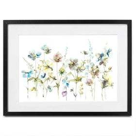 Watercolour Flower Stems Framed Art Print Watercolour Flower Stems Framed Art Print wall art product Nicola Jane Rowles