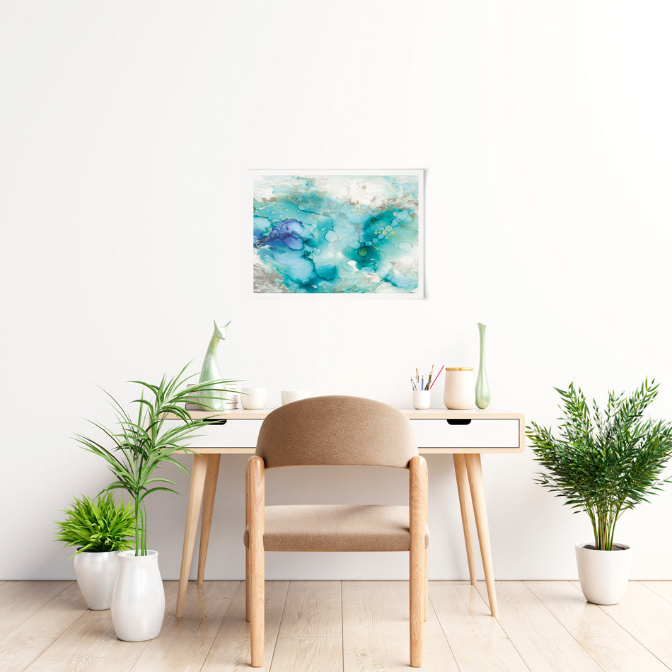 Watercolour In Blue Art Print Watercolour In Blue Art Print wall art product Carol Robinson