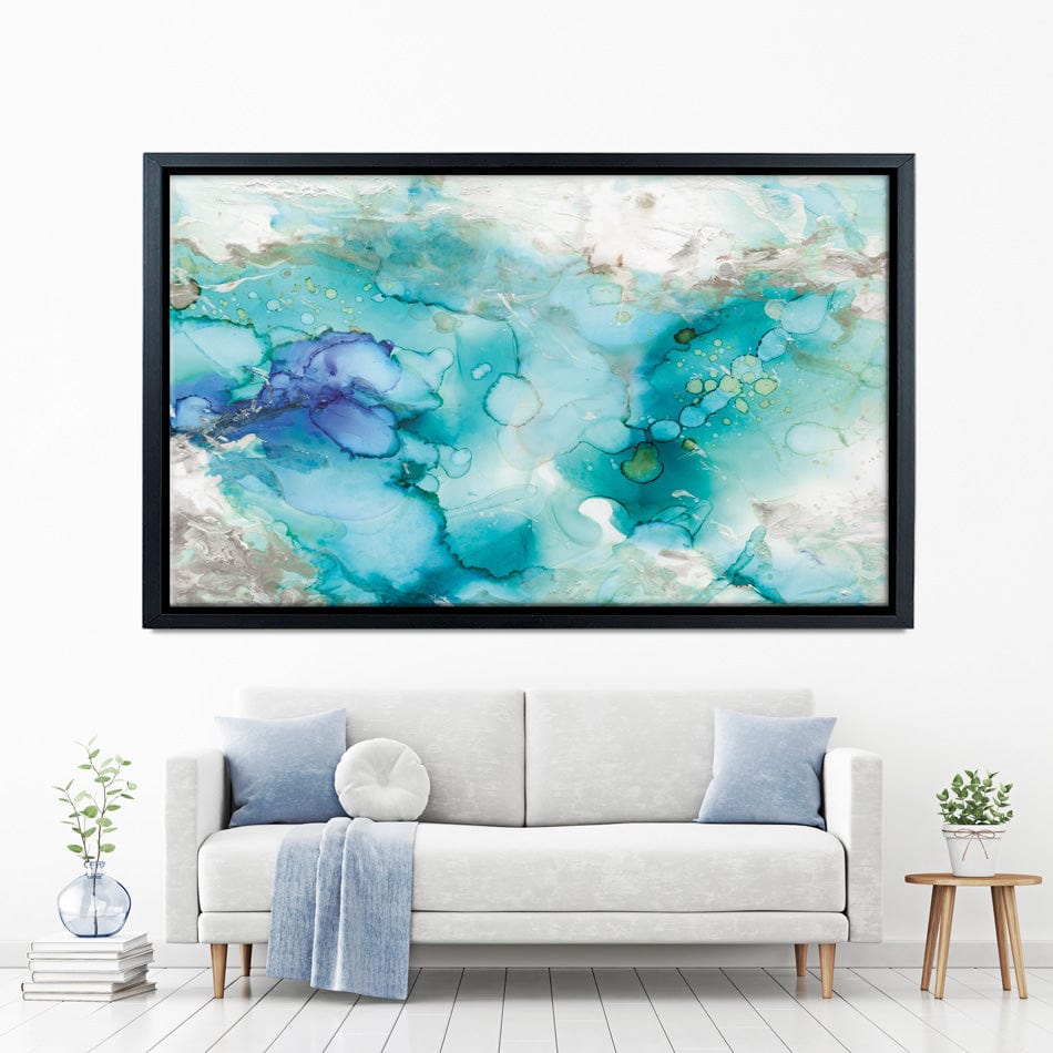 Watercolour In Blue Canvas Print wall art product Carol Robinson