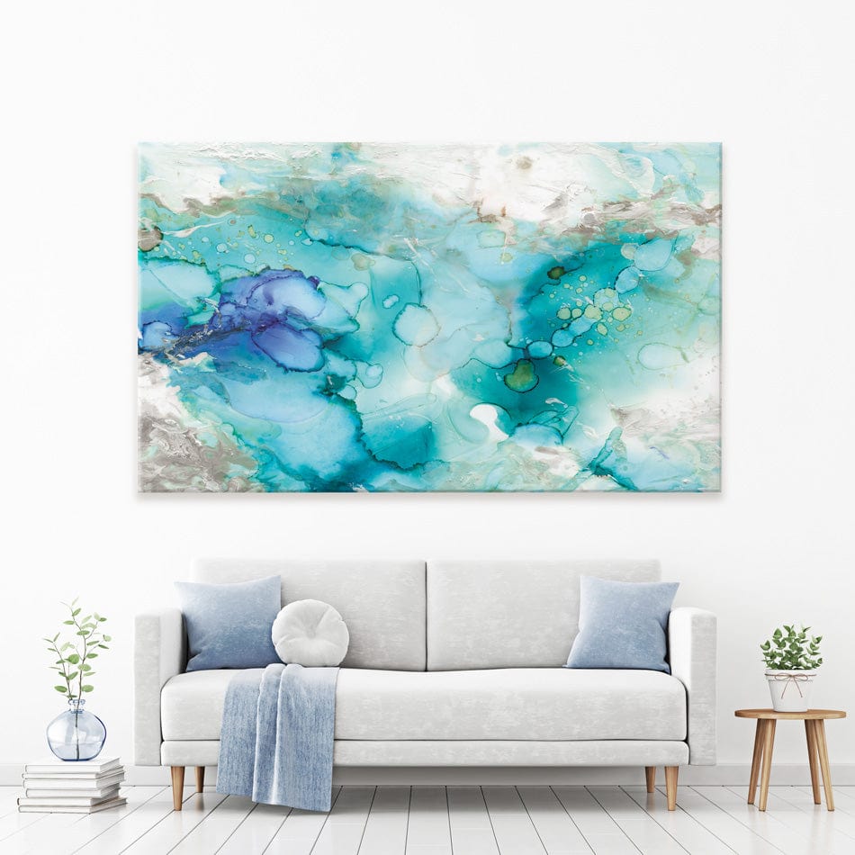 Watercolour In Blue Canvas Print wall art product Carol Robinson