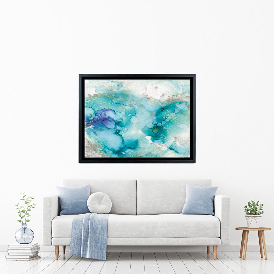 Watercolour In Blue Canvas Print wall art product Carol Robinson