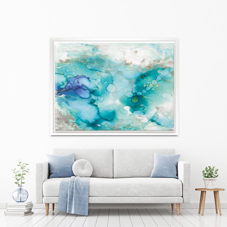 Watercolour In Blue Canvas Print wall art product Carol Robinson