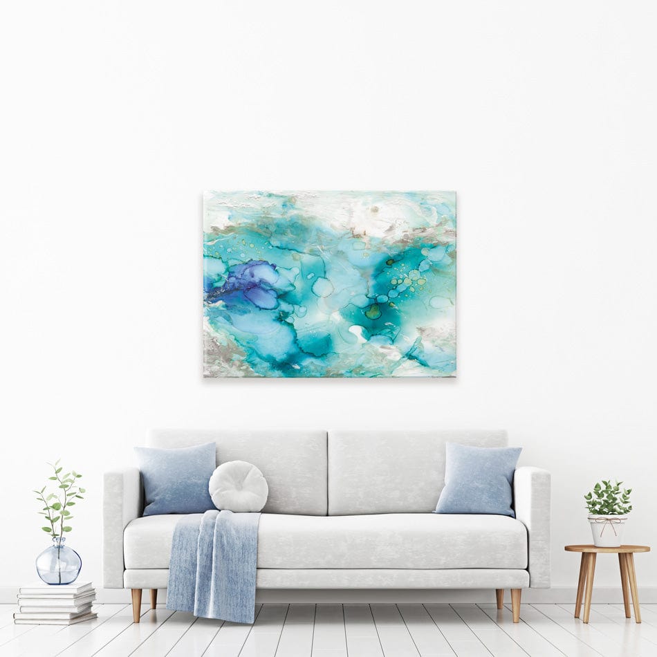 Watercolour In Blue Canvas Print wall art product Carol Robinson