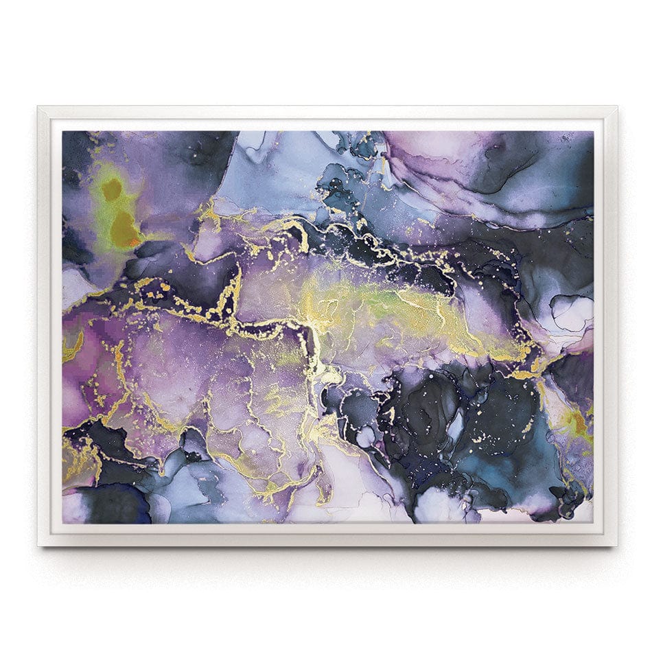 Watercolour Marble Purple Blend Canvas Print wall art product Seamless Watercolor / Shutterstock